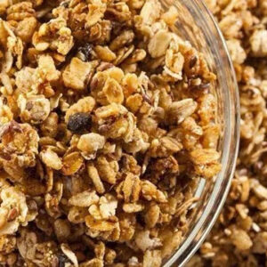 GRANOLA COM BANANA E MEL 100g